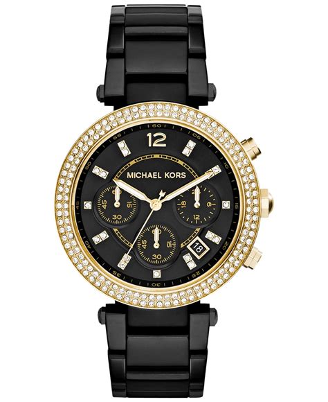 reloj michael kors mujer precio mexico|Michael Kors black watch ladies.